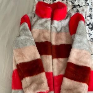 BNWT Eva Mendes for NY&CO Faux Fur Coat